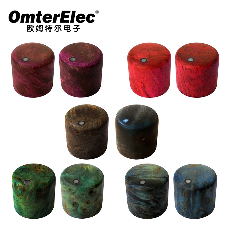 stabilized wood guitar knob